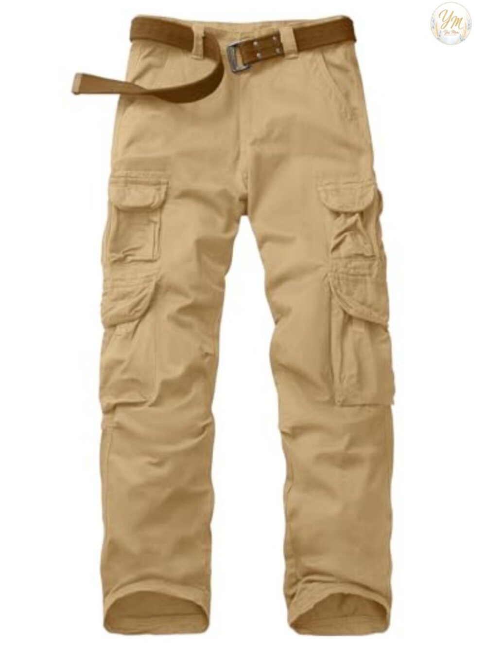 Men's Cargo Pants Cotton Ripstop Hiking Work Pants Multi Pockets